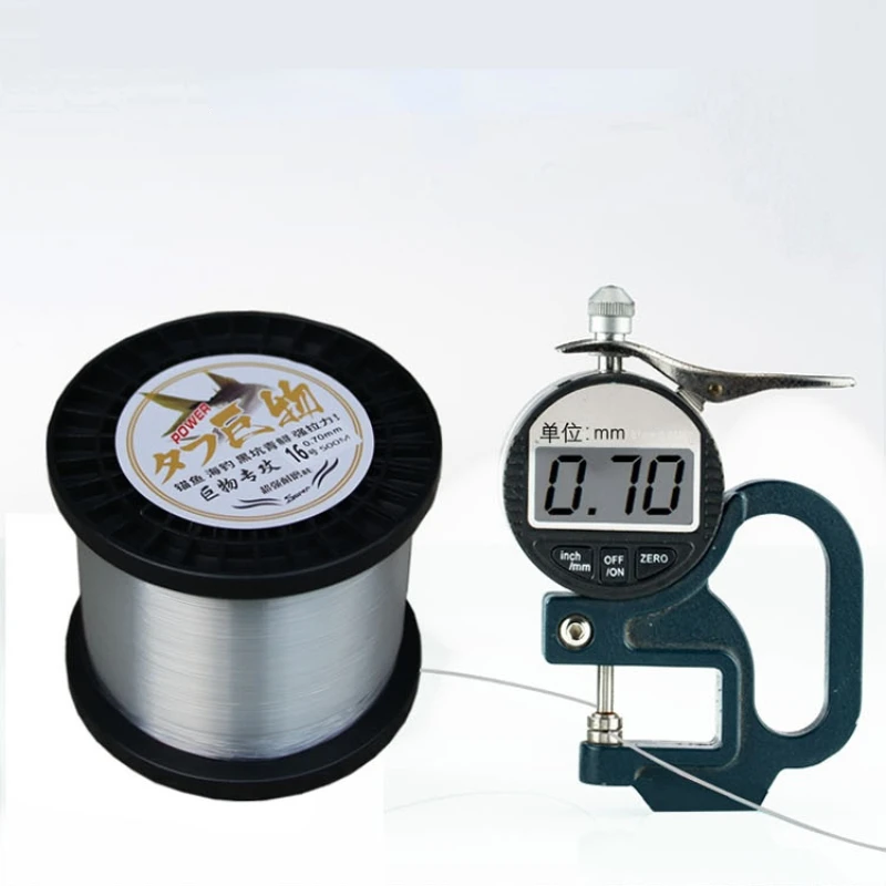 Hilo de pescar de nailon grueso, línea principal de Pesca de Mar, recubierto de fluorocarbono, superextensible, resistente al desgaste, 100/500m - imagen 5