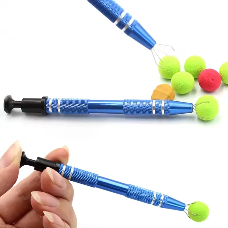 Herramienta de captura de cebo de pesca de carpa de aleación de aluminio, alicates de encuadernación, método de pesca, herramienta de señuelo de pellets, aparejos de pesca, agarrador de cebo