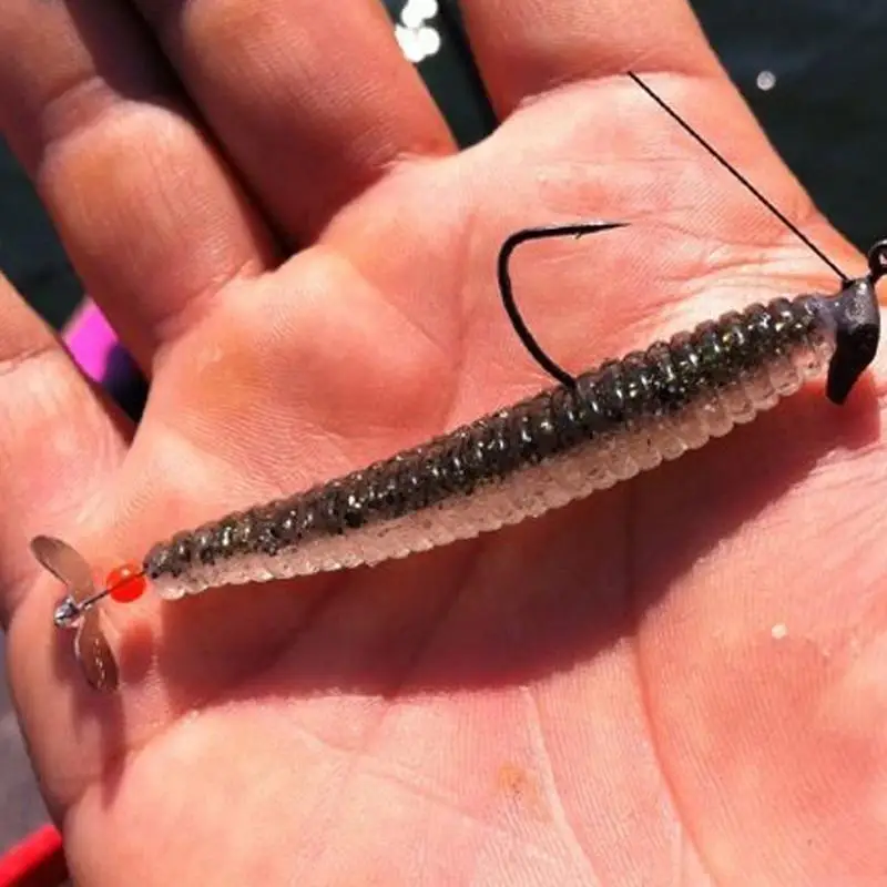 ZAPPU-señuelo de plomo con enchufe de lentejuelas en espiral, componentes modificados DIY, accesorios de pieza rotativa para Tractor de superficie, Zapp - imagen 4