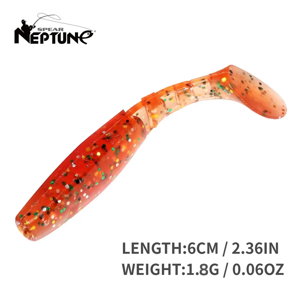 Nuevos Señuelos de Pesca 20 piezas 1,8g 6cm señuelo suave Wobblers para curricán cebo falso Artificial de silicona cebos de goma productos de pesca de mar - imagen 3