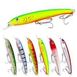 Big Minnow 16cm30g 19cm44g láser Pro Señuelos de pesca buceo profundo Crankabits Wobblers Wahoo Mahi Marlin aparejos de pesca de atún