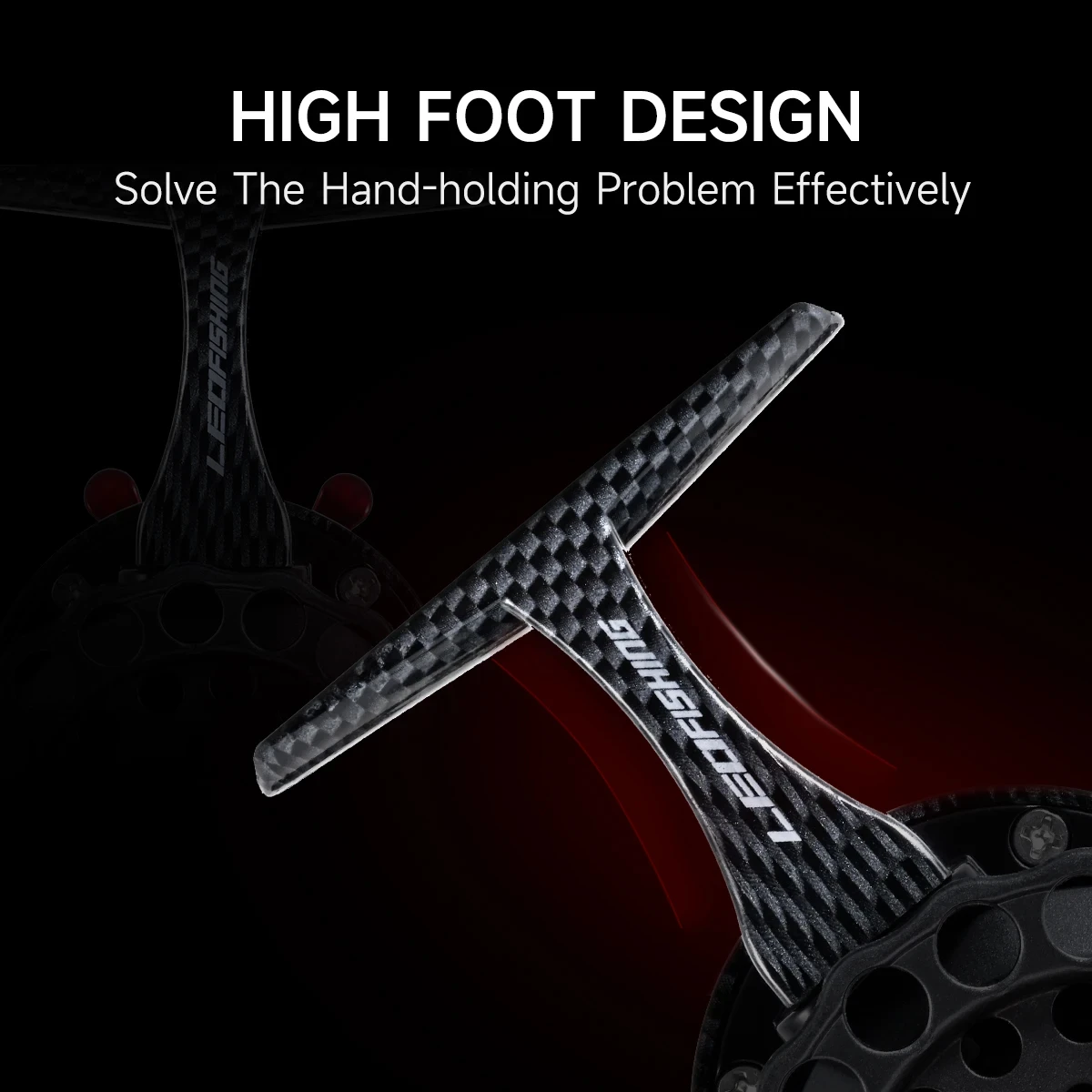 LEO-Carretes de pesca de carbono, accesorios para cañas de pescar, potencia máxima de 20KG, 4 + 1BB, 3,5: 1 - imagen 2