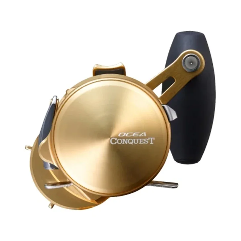 SHIMANO-Rueda de pesca OCEA CONQUEST Original, carretes giratorios para Baitcasting, 300Hg, 30 1hg, 9 + 2BB, hecho en Japón, 2022 - imagen 3