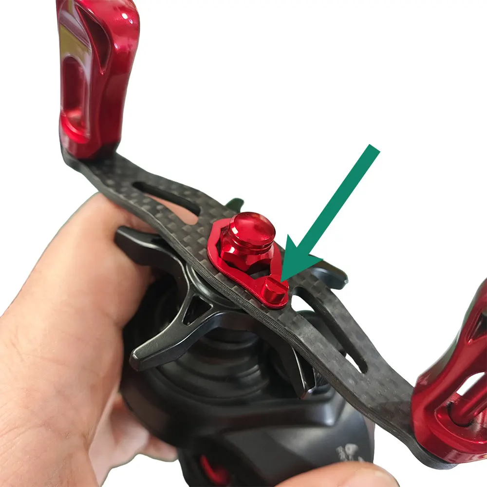 Manija de carrete de Baitcasting, retenedor de tuerca, tornillo de bloqueo, pieza de repuesto de carrete de pesca, sujetador seguro para mantenimiento de carrete - imagen 3