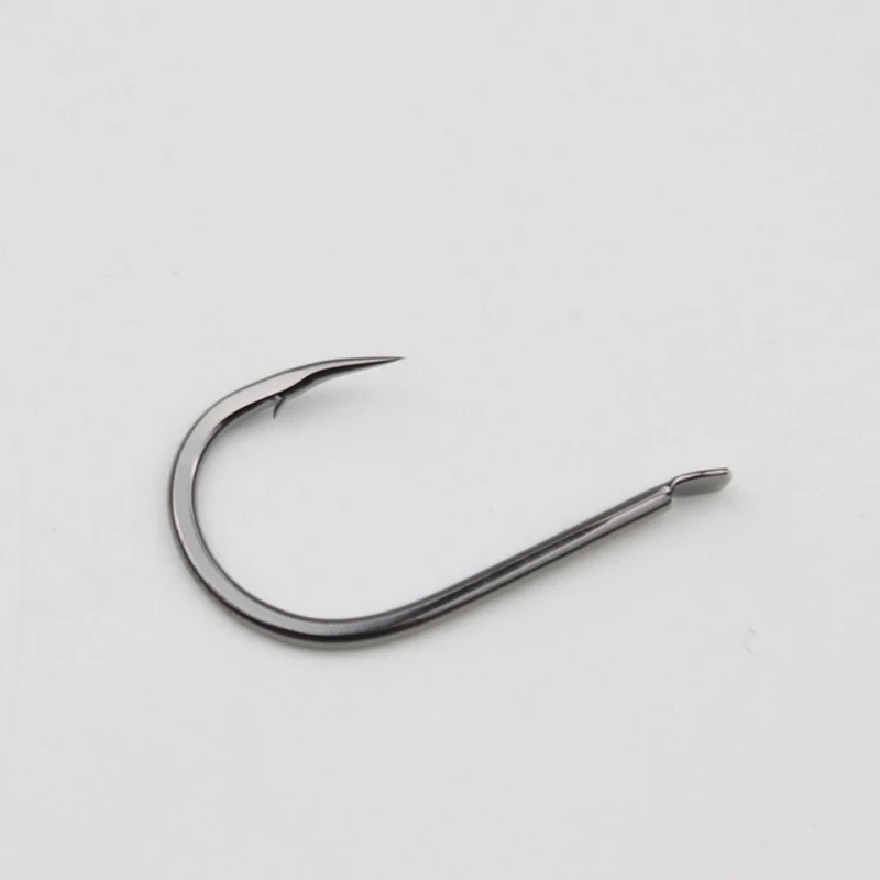 Anzuelo circular de acero al carbono con púas – Cuerpo plano para pesca - imagen 5