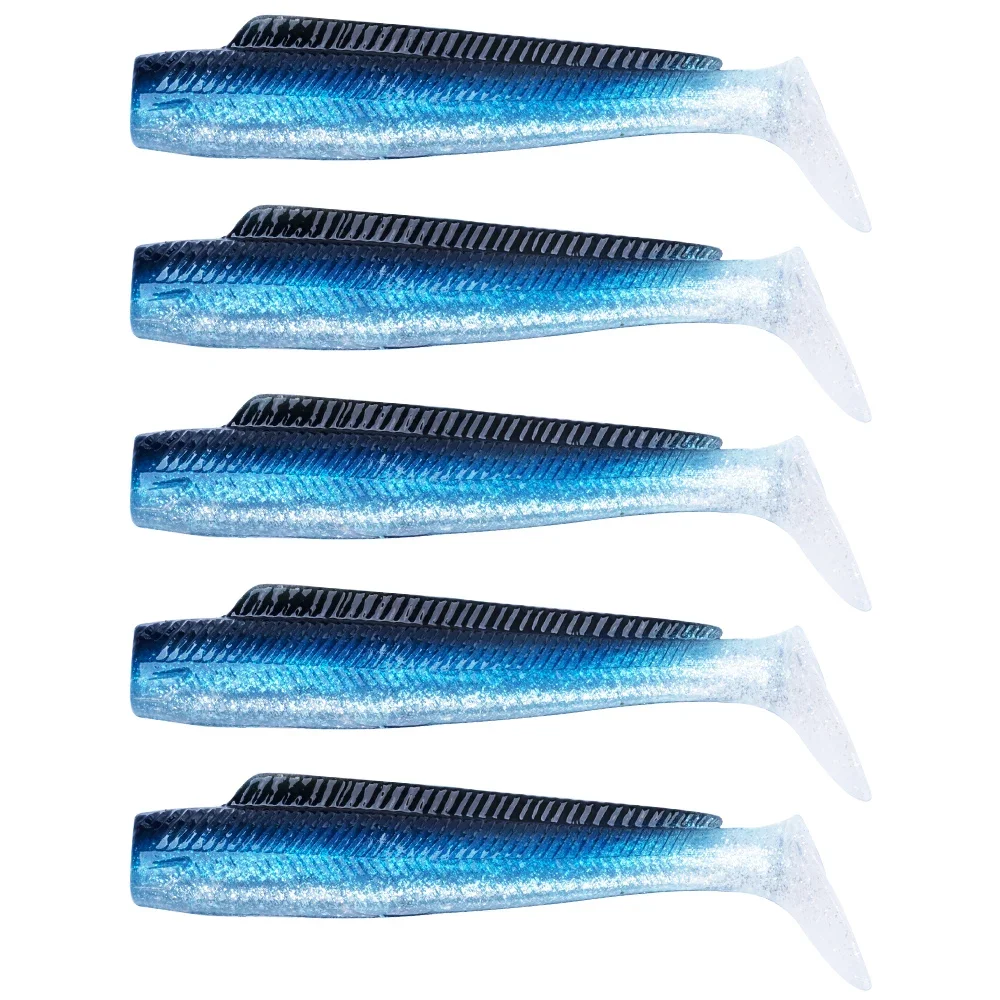 Swimbait Goture Luna – Señuelo de vinilo con cola de goma - imagen 2