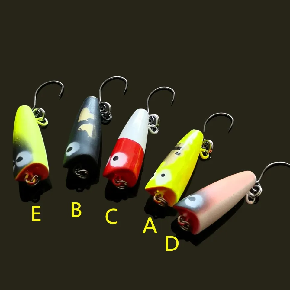 SWOLFY 1 Uds Topwater Mini Popper señuelo 25mm 1,5g Micro Wobbers flotantes para Pesca cebo duro Pesca lubina carpa aparejos de Lucio - imagen 5