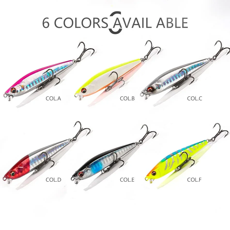 MOOKZZ-señuelo de pesca duro, cebo de 50MM y 2023G, aparejos de pesca artificiales, 3,8 - imagen 5