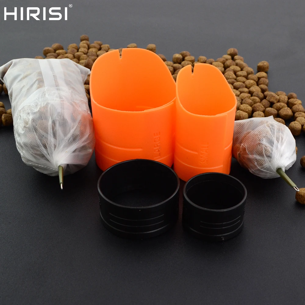 Hirisi-accesorios de pesca de carpa, sistema de carga de bolsas PVA, herramienta de cebo para bolsas sólidas, malla de fusión rápida P211