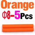Orange 8mm 5pcs