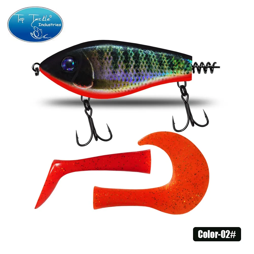 Jerkbait Cola Suave CF – Hundimiento lento para lucio y lubina - imagen 2