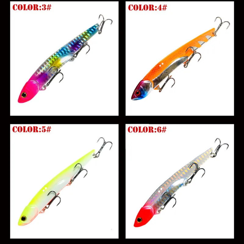 35g 10,5 cm Metal VIB señuelo cuchara de pesca pesca de agua dulce señuelo duro rebanada Jig cebo cuchara aparejos de pesca Metal Jigging - imagen 5