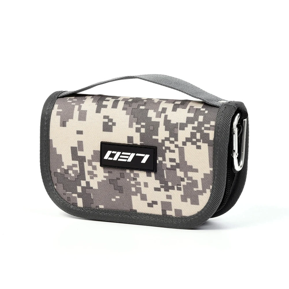 Bolsa de almacenamiento de Señuelos de Pesca multiusos, juego de cebos giratorios con lentejuelas de Metal, cuchara de trucha, lubina, caja organizadora - imagen 3