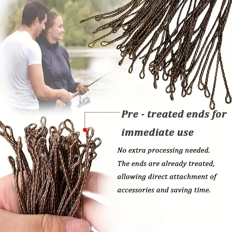 Línea de Carpa Plomo Trenzado Camuflaje Resistente - Para Fundición - imagen 5
