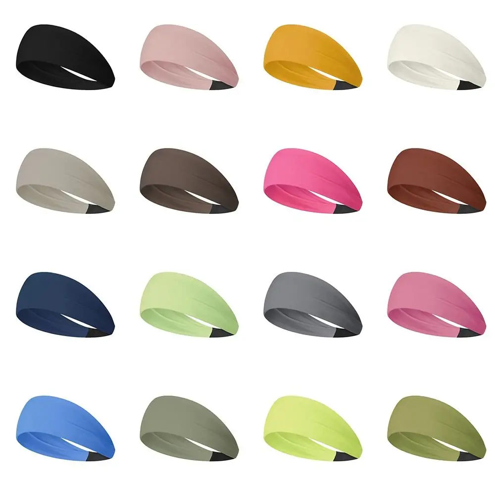 Diademas de entrenamiento absorbentes de humedad para mujer, banda elástica antideslizante, transpirable, diadema deportiva elástica de secado rápido para mujer - imagen 5