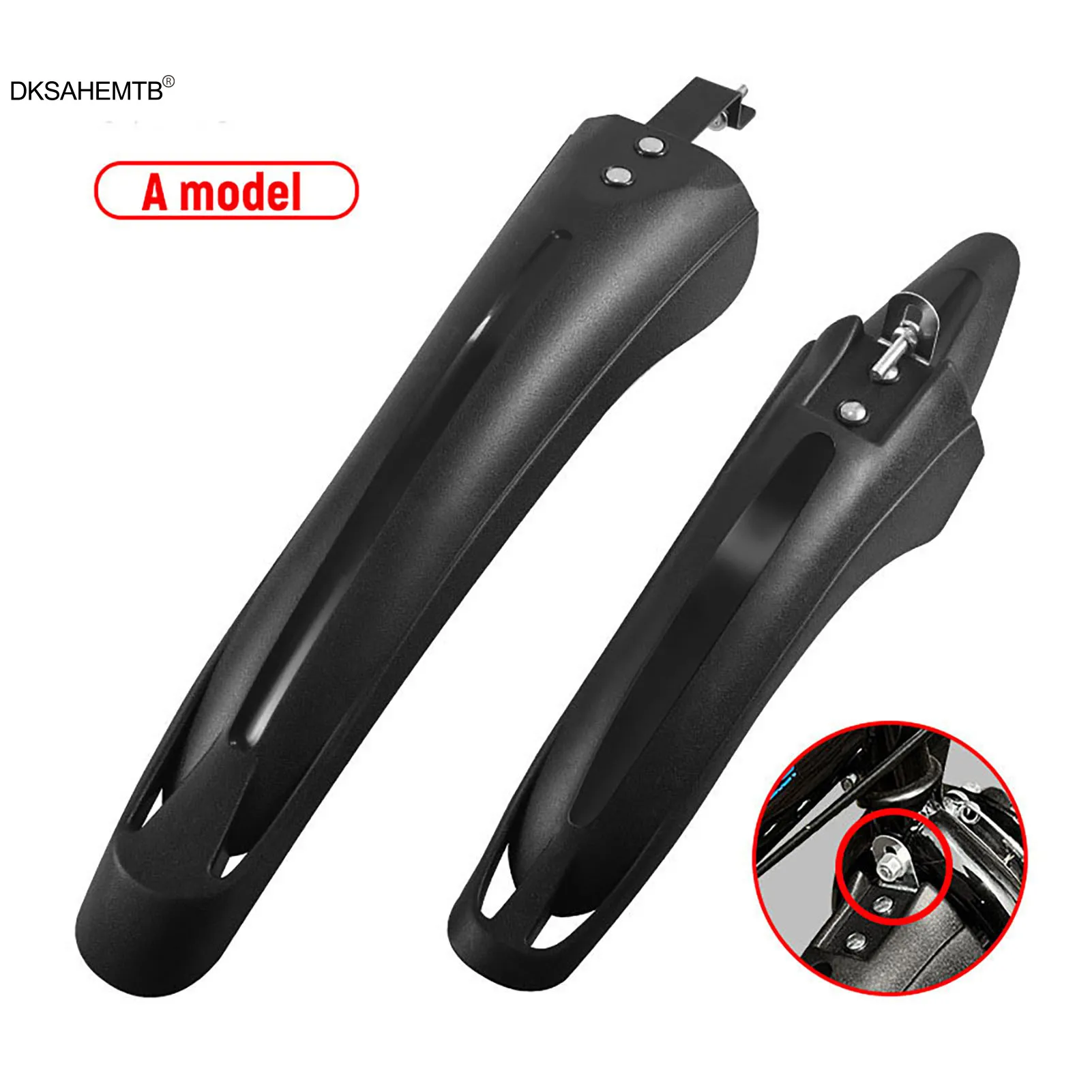 Juego de guardabarros ajustable para bicicleta de carretera, guardabarros delantero trasero para bicicleta de montaña, accesorios de ciclismo para 20/22/24/26 pulgadas - imagen 5