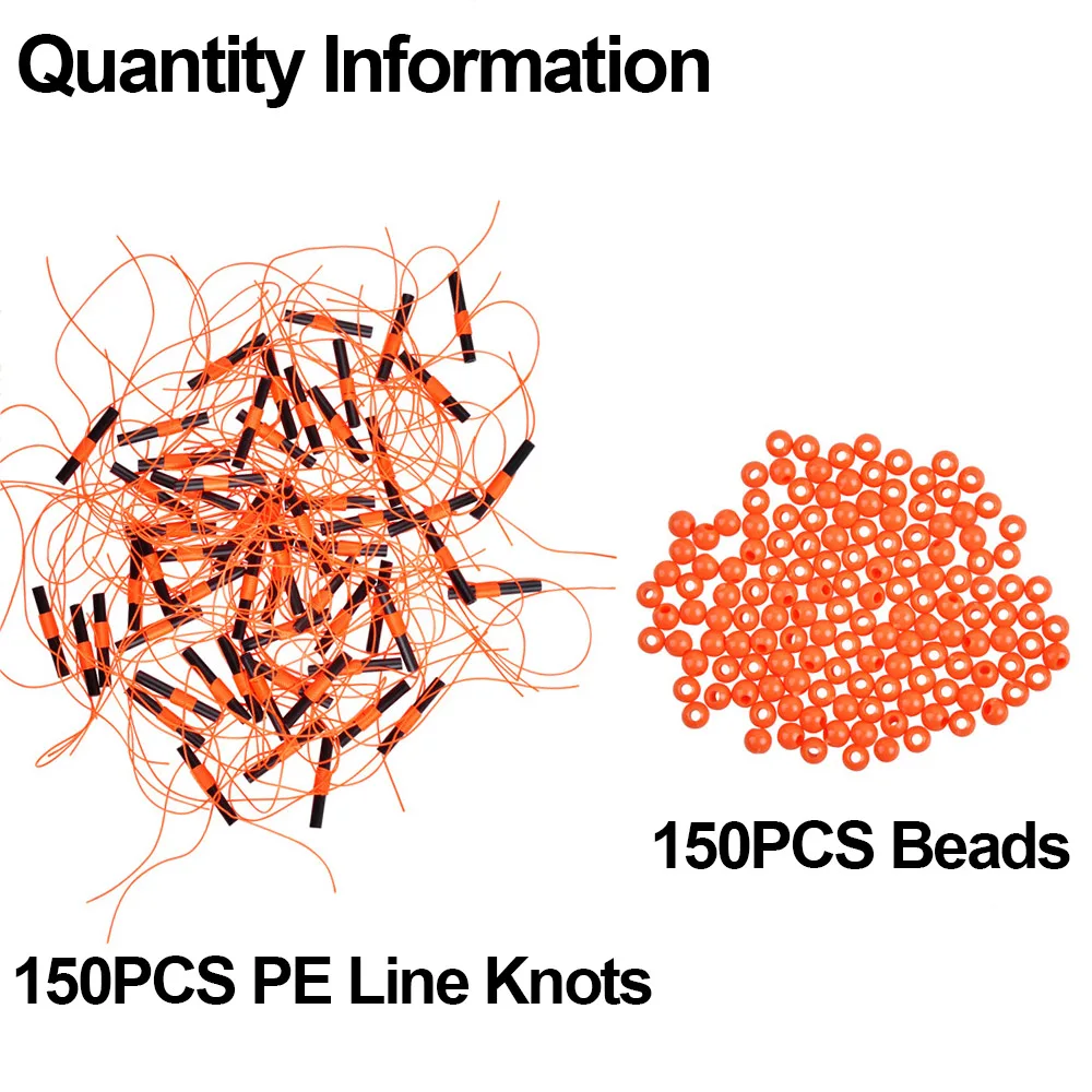 150 Uds Bobber Stop Slip Bobber Stop Bobber Stoppers para sedal con cuentas de pesca aparejos de pesca de agua salada/agua dulce - imagen 3