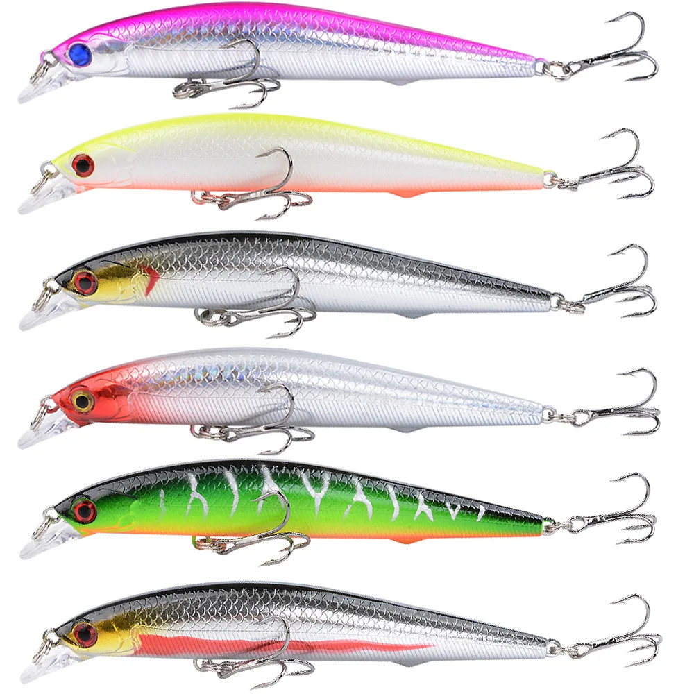 Señuelos de Pesca de pececillo de hundimiento delgado, 10g, 13g16g, lubina de agua salada, trucha, cebo duro Artificial, Jerkbait Swimbait, equipo de Pesca - imagen 3