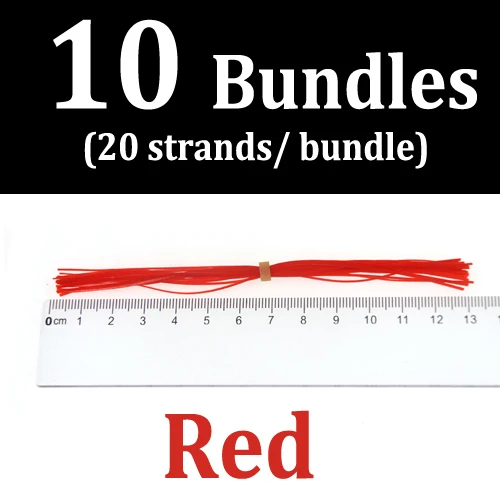 10 bundles red