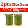 2pcs Olive Green