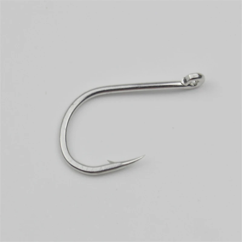 Anzuelos de Pesca brillantes de Ojos de estaño, 50 piezas, para agua salada, carpa de agua dulce, accesorios de Material de Pesca - imagen 3