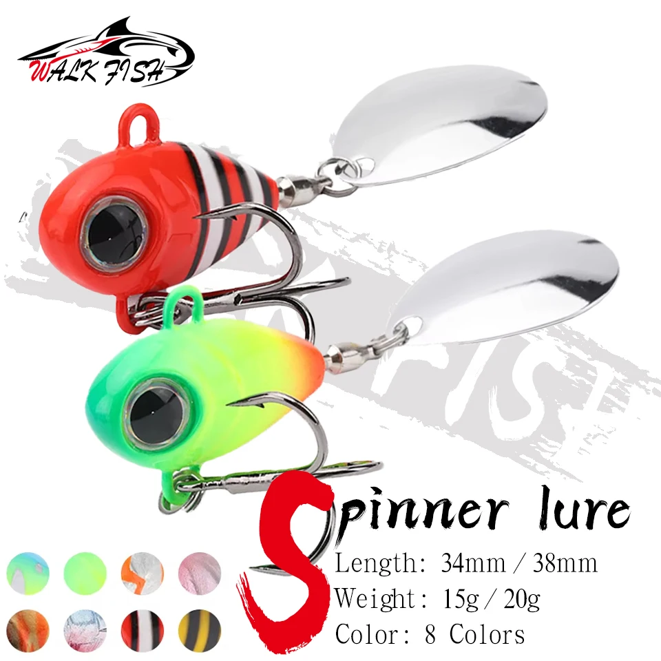 Cuchara Giratoria Vibrante – Señuelo duro para pesca a spinning