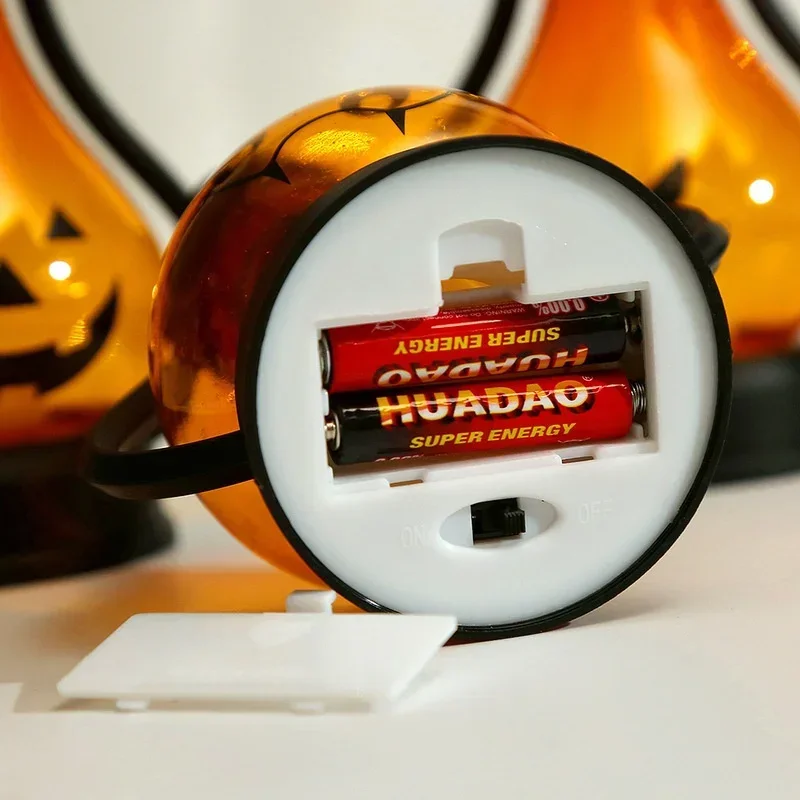 Linterna LED portátil de calabaza fantasma para Halloween - imagen 3