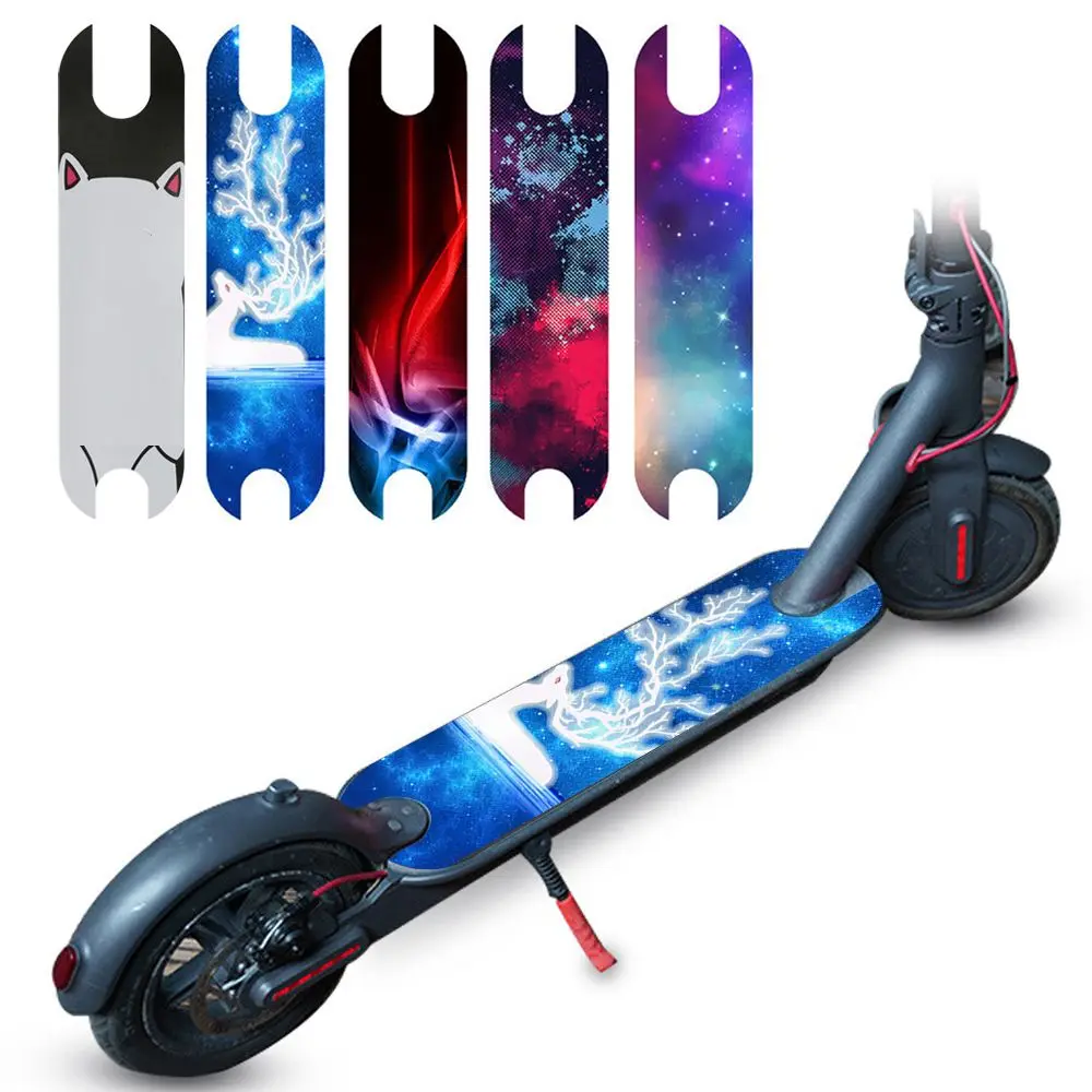 Almohadilla mate para Pedal de patinete eléctrico, pegatina de protección solar impermeable con personalidad para Xiaomi Mijia M365, M365Pro - imagen 2