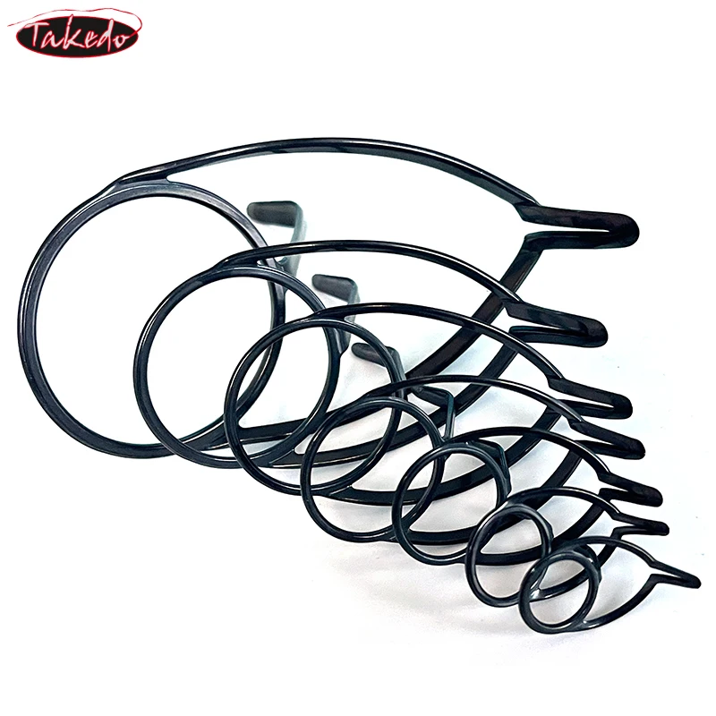 TAKEDO ABTCDG guías marinas construcción de varillas guías de pesca anillo componente de reparación DIY carpa cacao Surf caña de pescar accesorio de aparejos - imagen 4