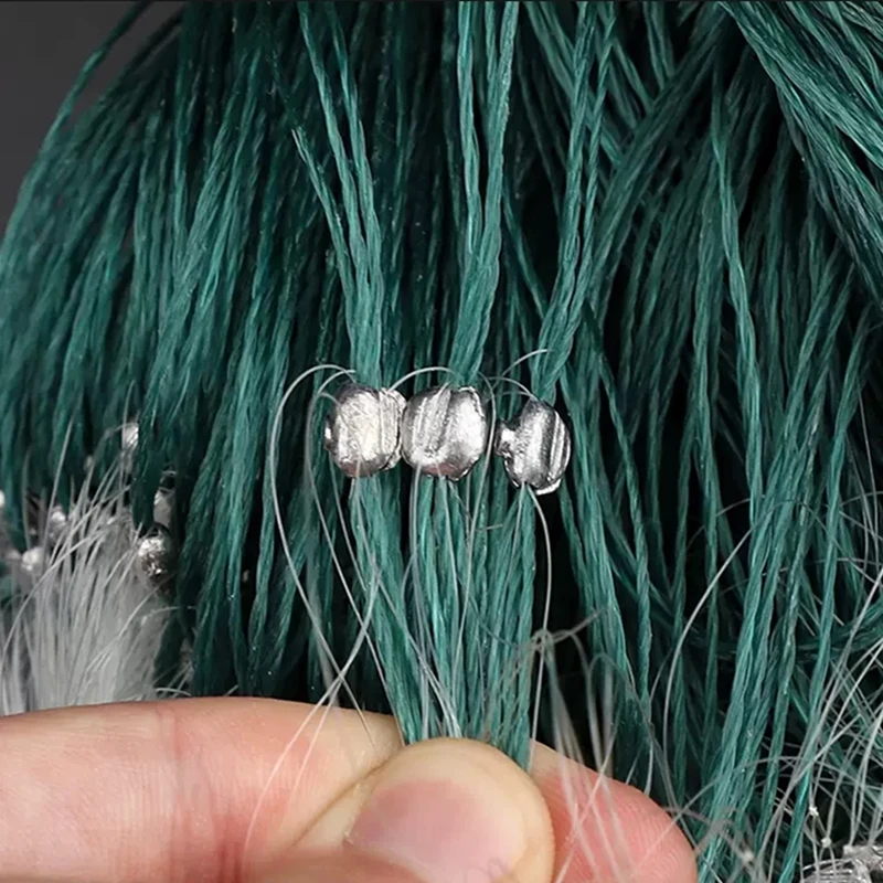 Paquete de redes de pesca de una o tres capas para Río, trampas automáticas para peces, hechas de alambre de nailon de alta calidad, accesorios de pesca - imagen 5