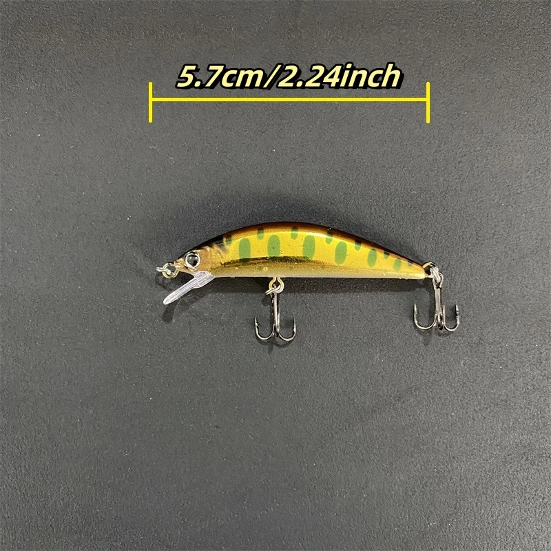 LURETV Jackall mismo estilo Timon Tricoroll flow core 57S truta arcoíris pout9197 - imagen 5