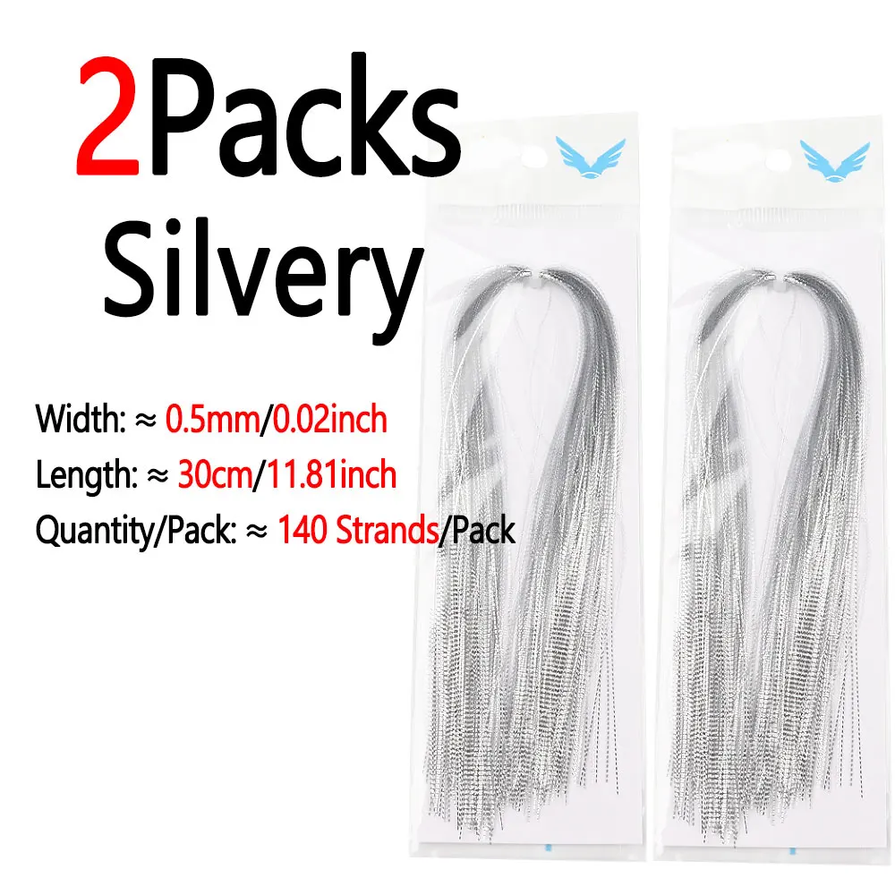 2 Packs Silvery
