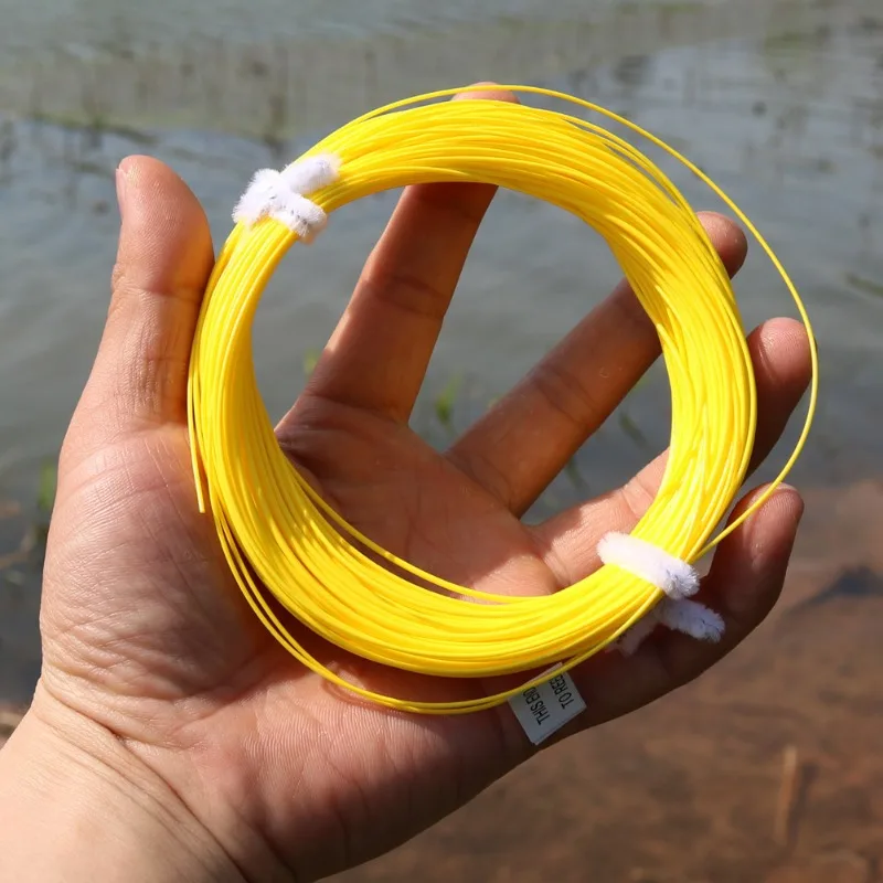 Línea de pesca con mosca Sougayilang, línea flotante de 100 pies/30,5 M de peso hacia adelante, línea de pesca 4F/5F/6F/7F/8F para aparejos de pesca con mosca de trucha - imagen 5