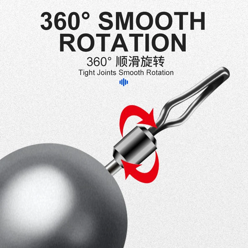 TEASER-A014, 50 unids/lote/bolsa, 2,5g, 3,5g, 5g, 7g, 10g, 14g, 20g, accesorios de pesca, pesas redondas de gota de agua de pesca - imagen 5