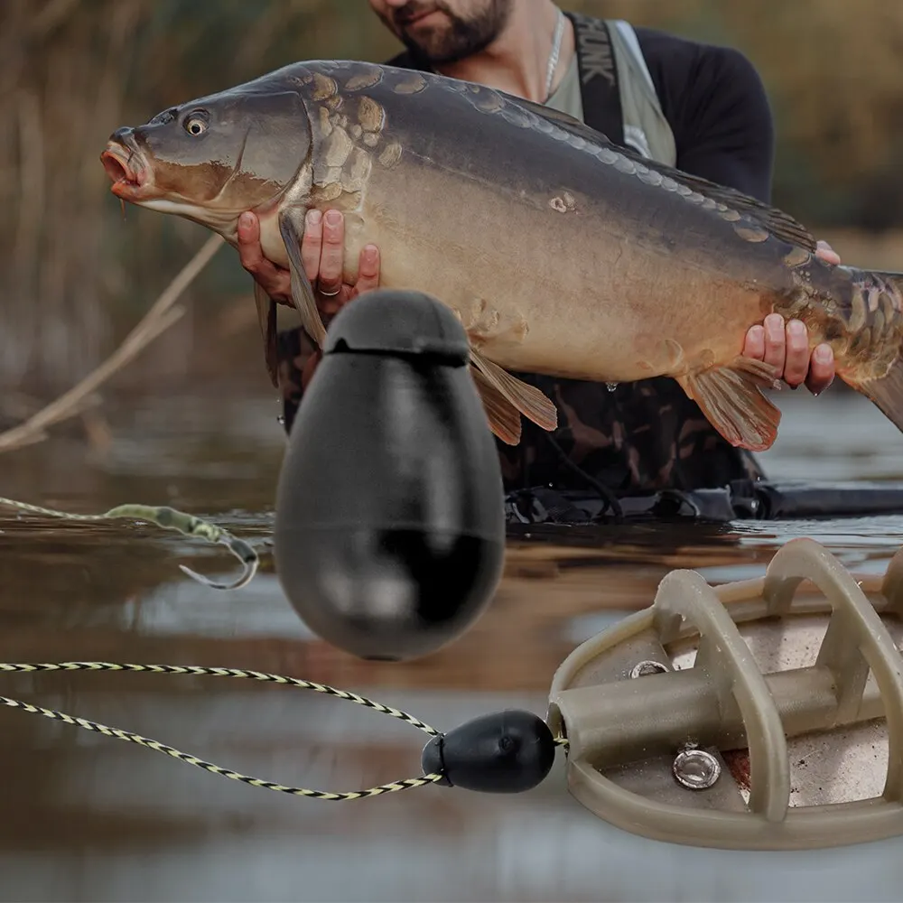 Cuentas de cambio rápido, aparejos de pesca de carpa, gancho, eslabones, método, accesorios para alimentadores, paquete de 25 - imagen 4