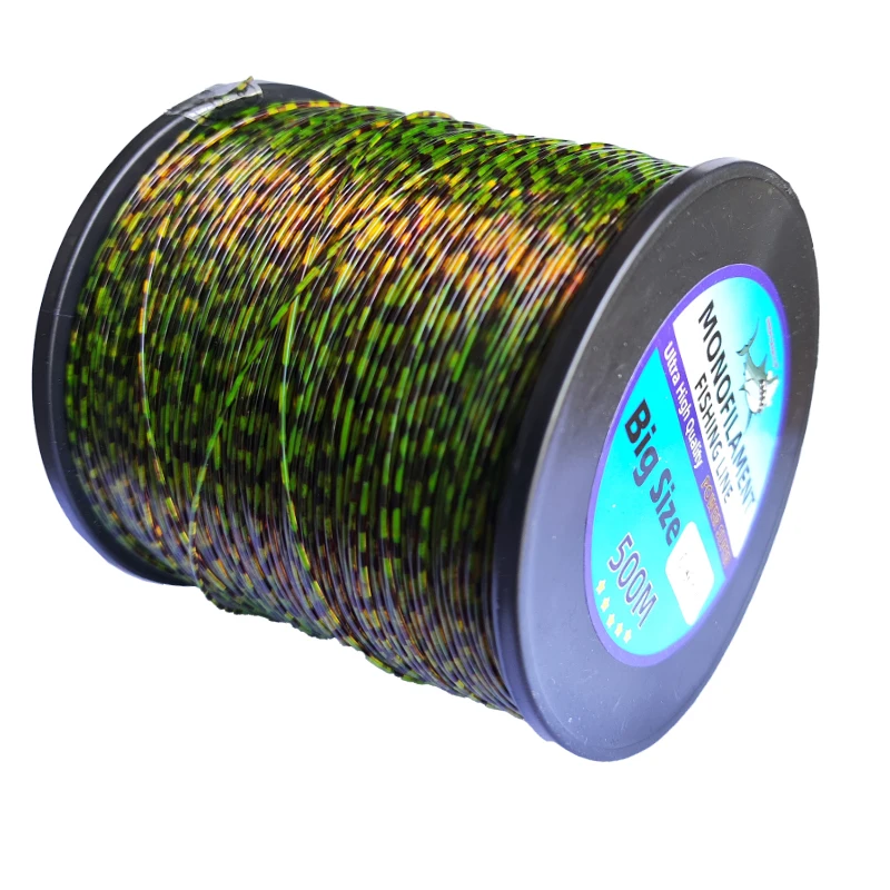 Sedal de pesca de monofilamento, hilo Invisible de nailon de gran tamaño, 500m, 48LB, 57LB, 68LB, herramientas de pesca en el mar - imagen 3