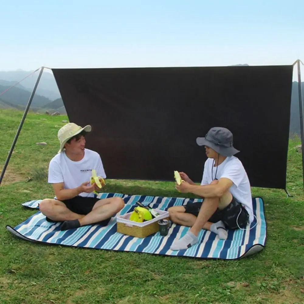 Estera impermeable para pícnic al aire libre, tela Oxford de 90x210cm, dosel para acampar, estera de playa con cuatro clavos para el suelo, resistente al desgaste - imagen 2