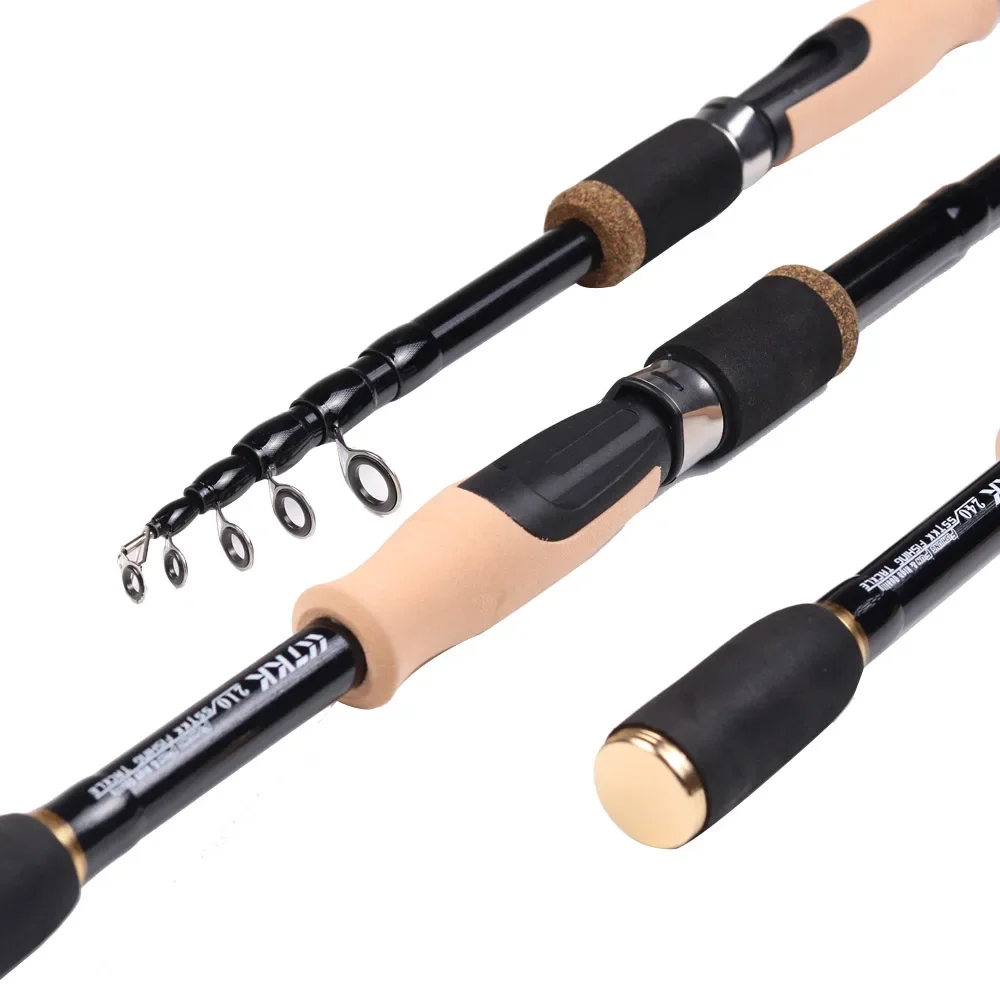 Una caña de pesca versátil de alta calidad diseñada para precisión y comodidad