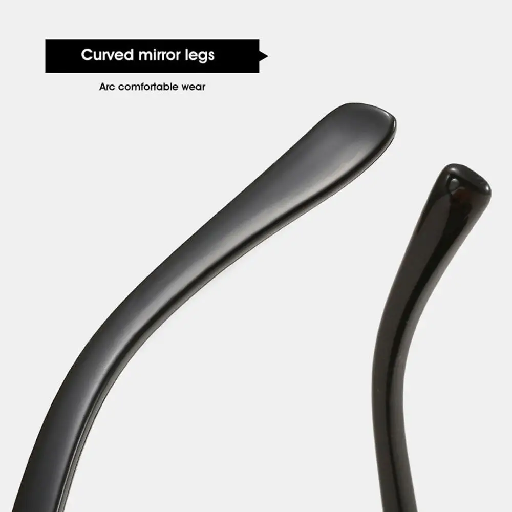 Gafas de sol polarizadas pesca – Montura cuadrada felpa grande mujer - imagen 4