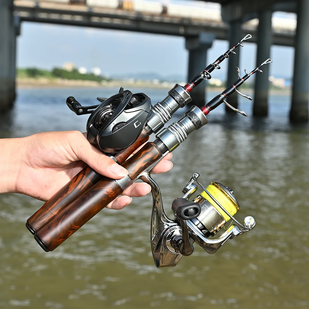 Caña telescópica viaje FISHINGFANS – 1,5-1,8 m L/ML para trucha y perca - imagen 5
