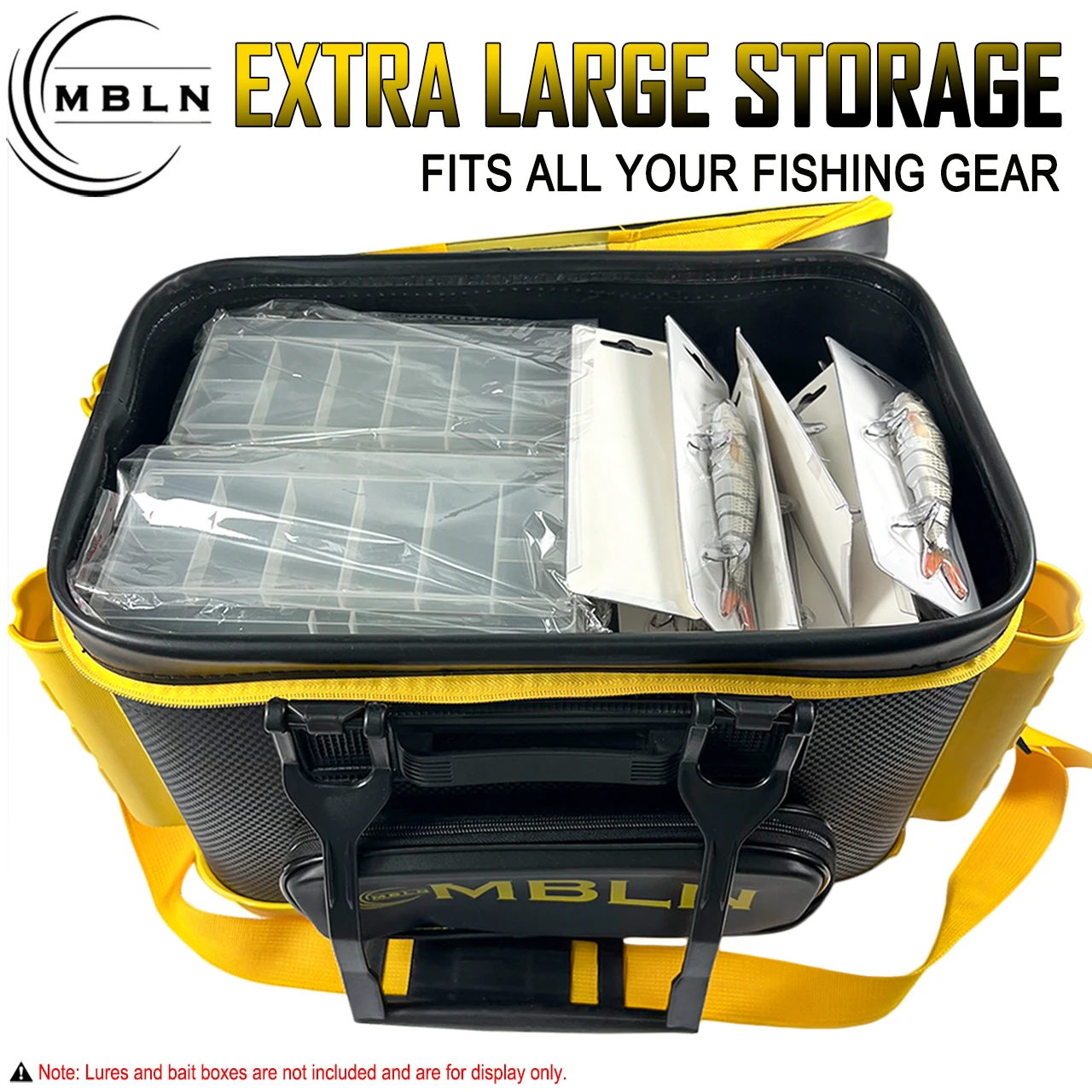 MBLN Caja de aparejos EVA gruesa – Almacenaje impermeable para pesca - imagen 2