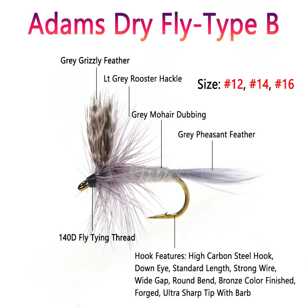 Bimoo-SEÑUELOS DE pesca de trucha, 8 unidades, #10 ~ #18 - imagen 3