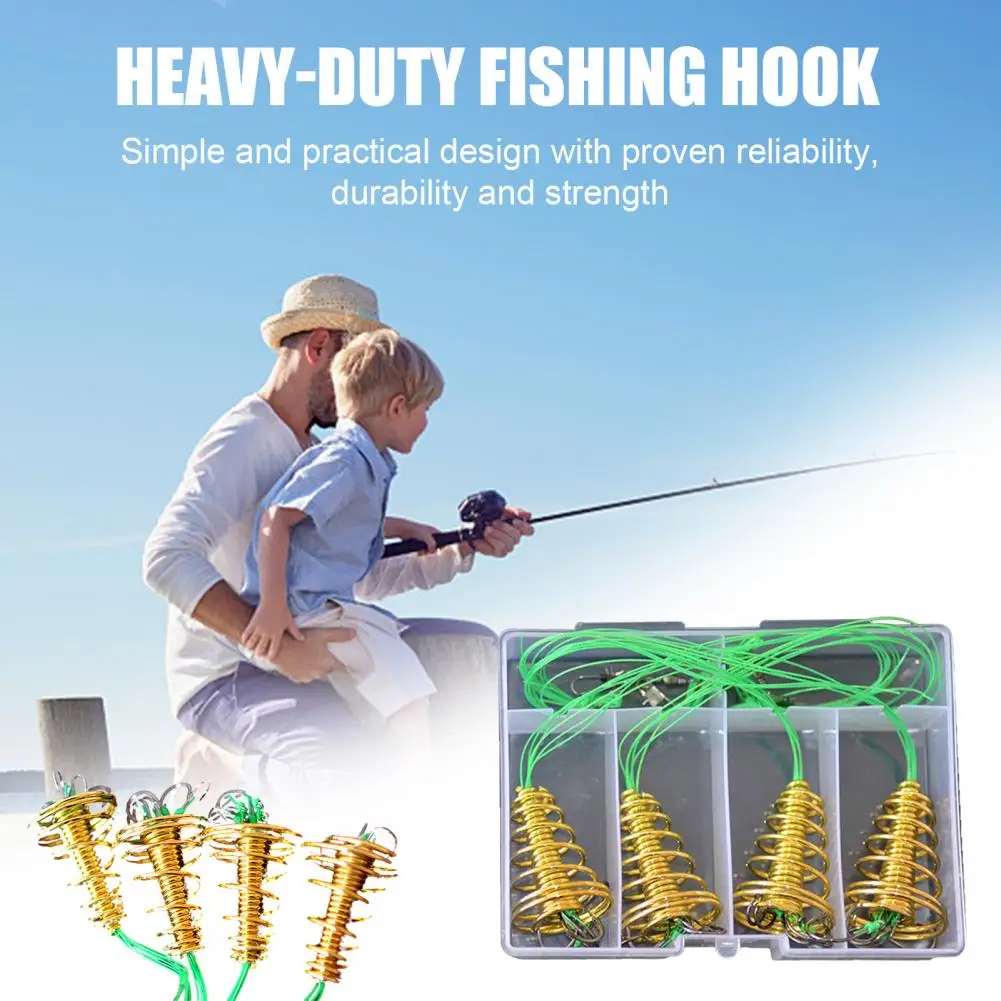 Experimente la emoción de la pesca con nuestros ganchos de pesca de servicio pesado duraderos y confiables