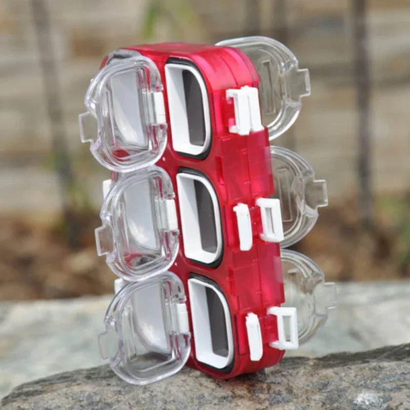 Bueno como MEIHO pesca al aire libre caja de aparejos de alta calidad señuelos ganchos caja de almacenamiento de cebos para accesorios de pesca de carpa lubina - imagen 2