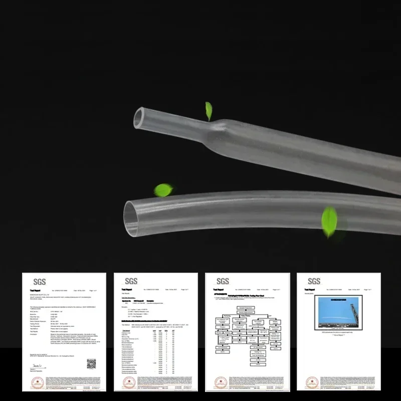 Tubo termorretráctil de 1/3/8 metros, 2:1, diámetro transparente de 0,6mm ~ 150mm, reparación de cables, funda protectora de Cable DIY, tubo envolvente - imagen 4