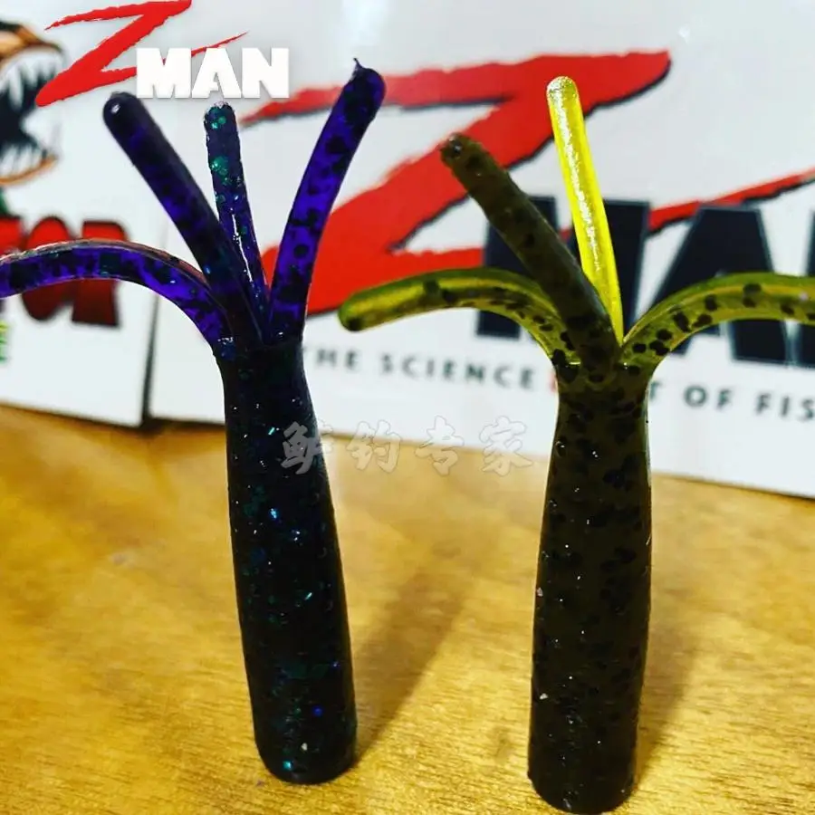 ZMAN USA TRD TICKLERZ Ned Polypod perca flotante Luya cebo suave artefacto de pozo negro - imagen 3