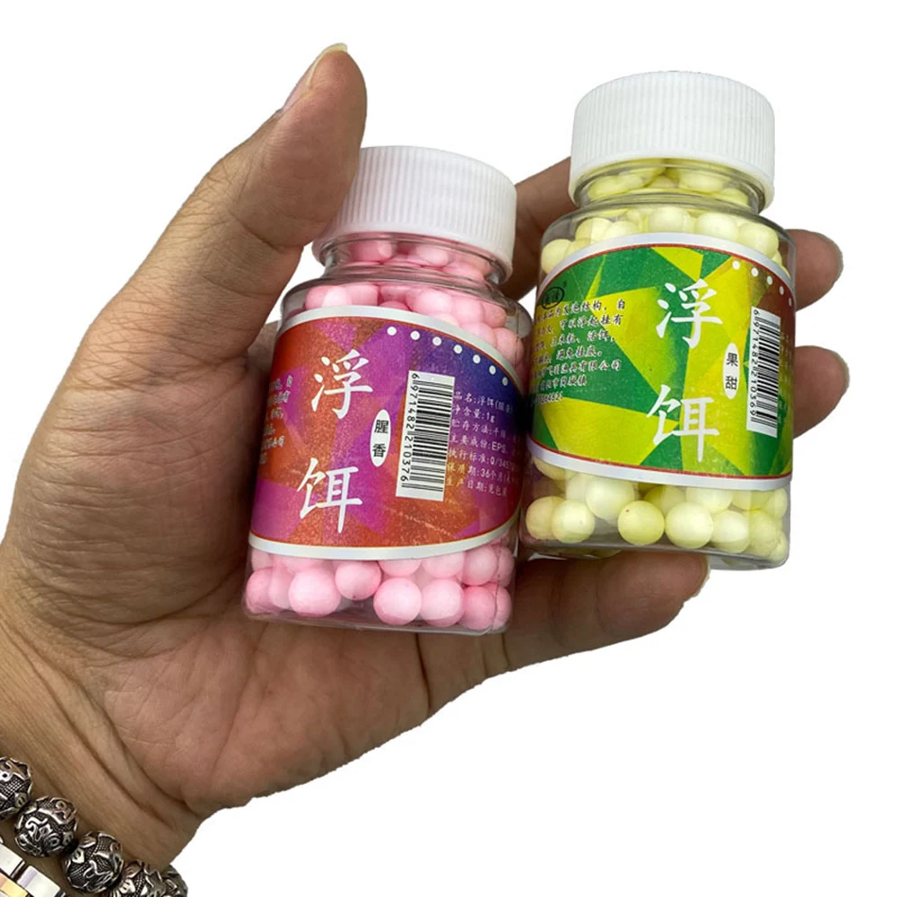 Cebo de espuma de pesca con flotabilidad, Material ligero, cebo de burbujas con olor a pescado, atrae eficazmente la atención de los peces - imagen 3