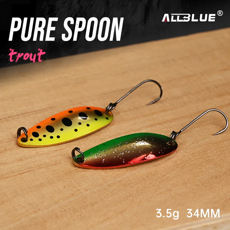 Cuchara ALLBLUE Pure Spoon – Señuelo metálico para trucha de arroyo - imagen 3