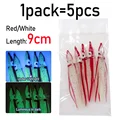 1pack 9cm Red Wh