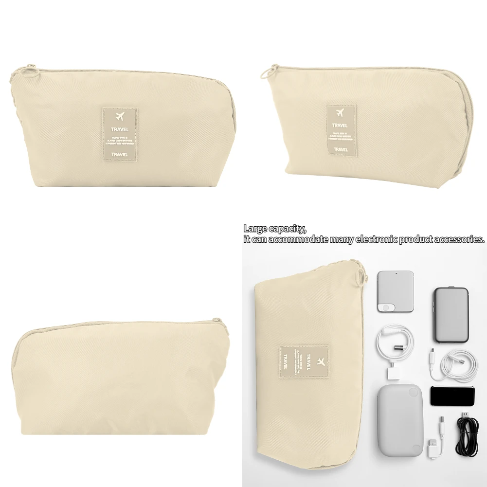 Bolsa de almacenamiento de cables, organizador electrónico Digital impermeable, cargador de línea de datos USB portátil, bolsa de almacenamiento de enchufe, organizador de cables de viaje - imagen 3